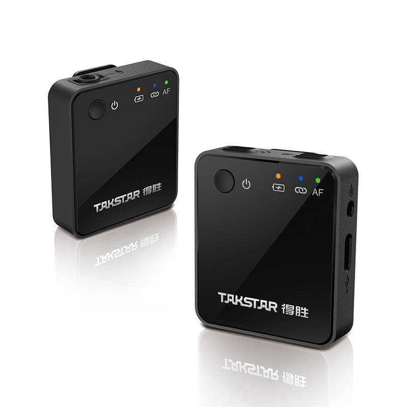 Takstar - Takstar V1 Kablosuz Yaka Video Mikrofonu 2,4Ghz