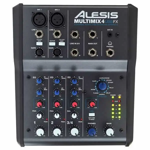 Alesis - Alesis MultiMix 4 USBFX Mikser