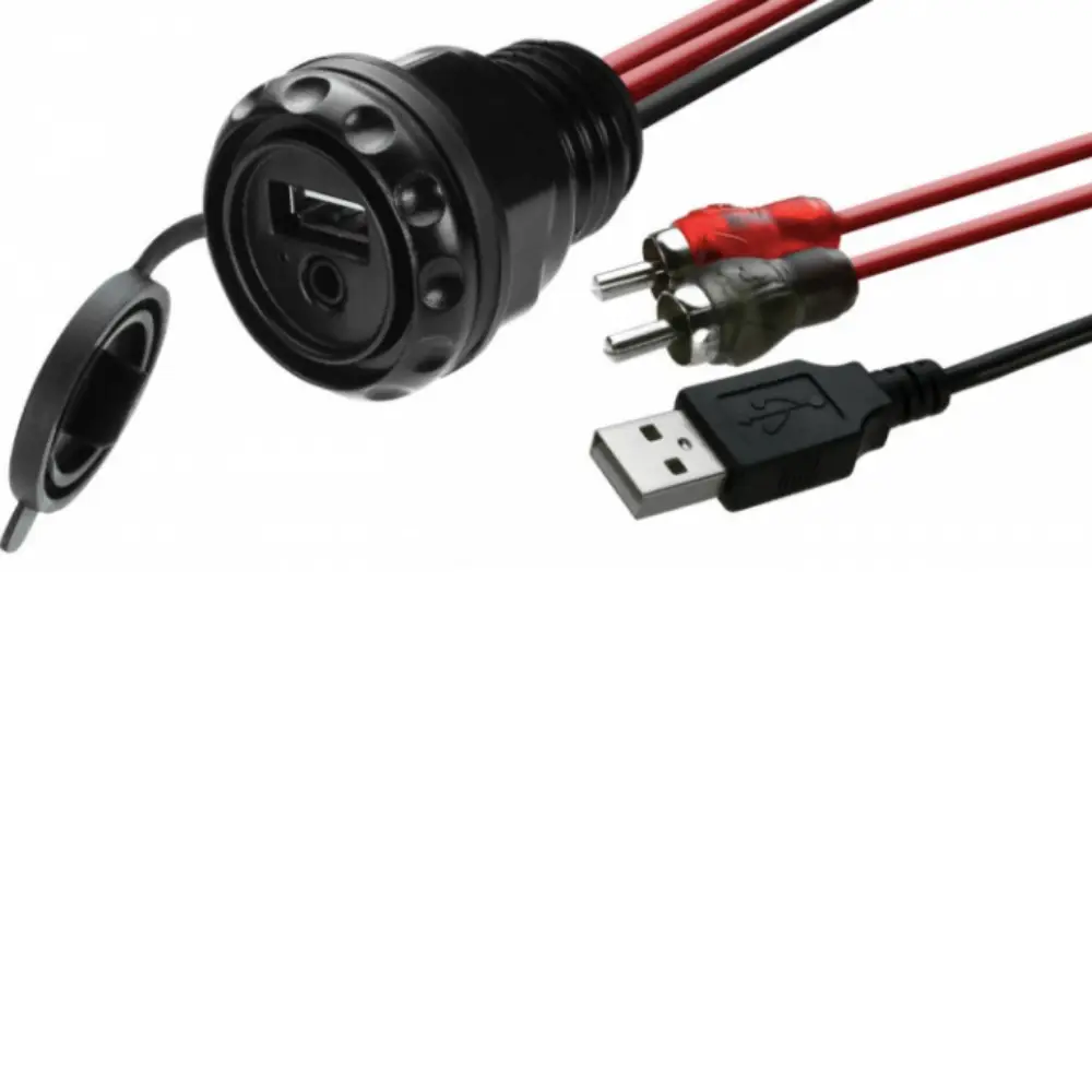 MB Quart - Mb Quart PSAP-2 Waterproof Dash Mounted USB & 3.5mm