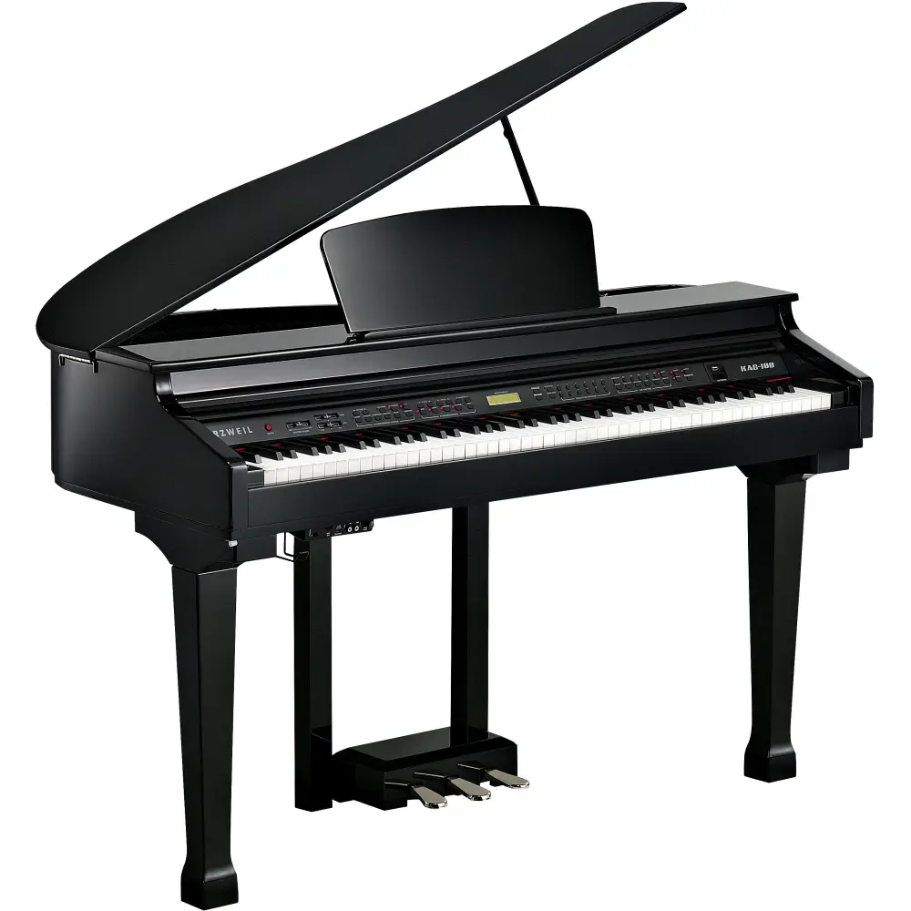 Kurzweil - Kurzweil KAG100 Dijital Kuyruklu Piyano (Parlak Siyah)