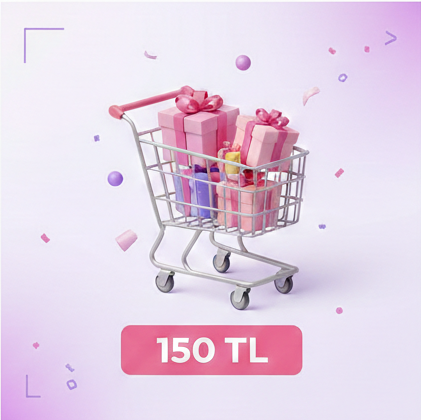 İlk alışverişe Sepette 150,00 TL İndirim Fırsatı 