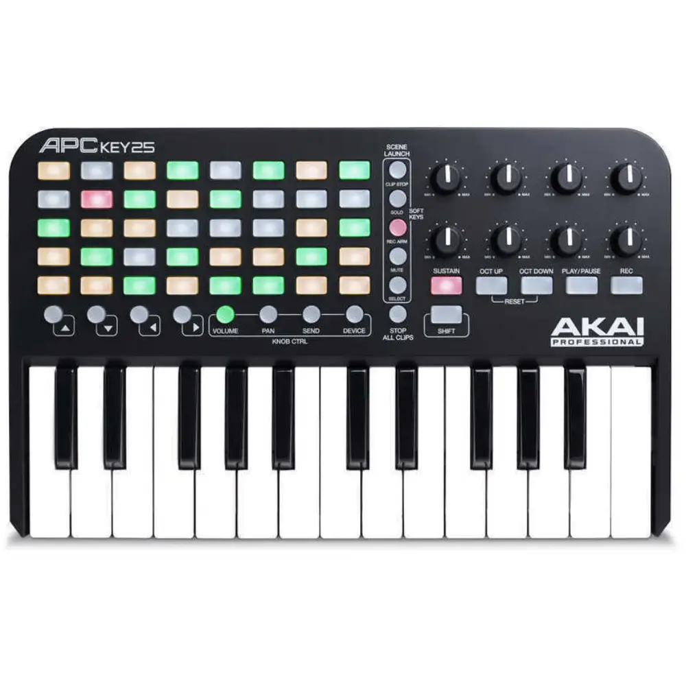 AKAI APCKEY25 MK2 Ableton Live Controller with Keyboard - 1