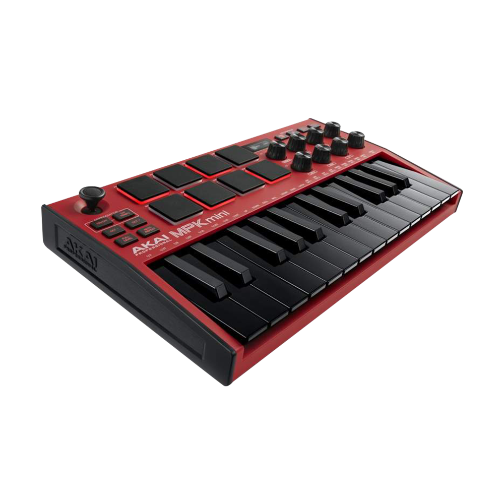 AKAI MPKMINI 3 Kırmızı MIDI Klavye - 2