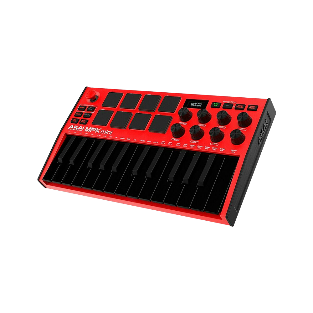 AKAI MPKMINI 3 Kırmızı MIDI Klavye - 3