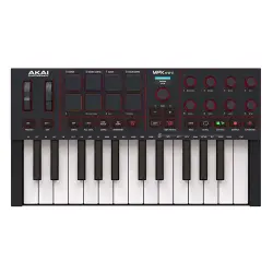 AKAI MPKMINI 4 Siyah Müzik Prodüksiyonu 25 Mini Tuş MIDI Klavye - 1