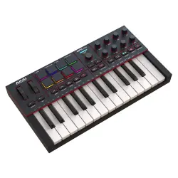 AKAI MPKMINI 4 Siyah Müzik Prodüksiyonu 25 Mini Tuş MIDI Klavye - 2