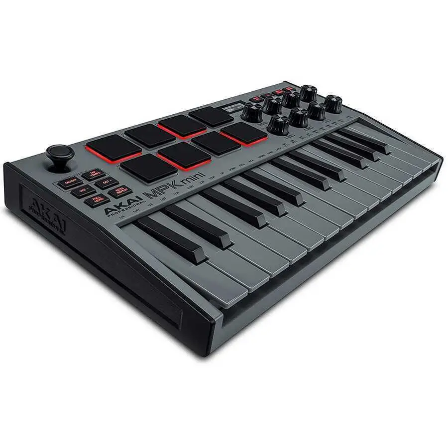 AKAI MPKMINI MK3 Midi Controller Grey Edition - 2