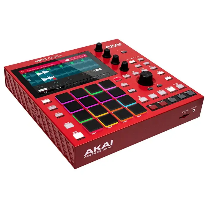 Akai Professional MPC One+ Standalone Music Production Center with Sampler and Sequencer (Red) - 2