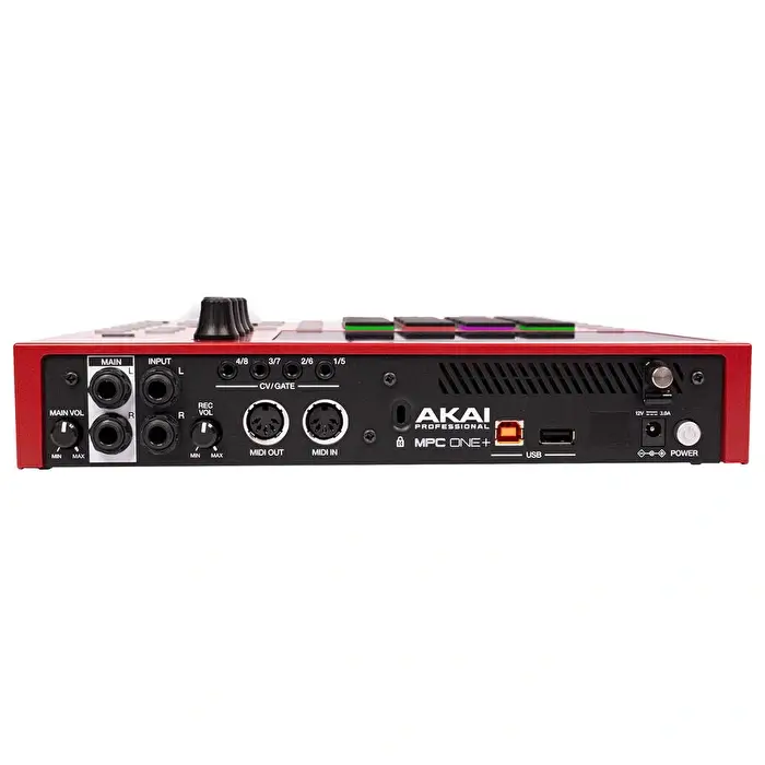 Akai Professional MPC One+ Standalone Music Production Center with Sampler and Sequencer (Red) - 3
