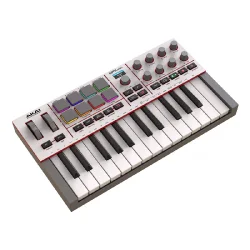 Akai Professional MPK Mini IV 25 Tuşlu USB MIDI Klavye (Gri) - AKAI