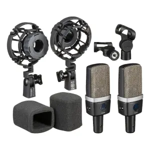 AKG C214 Matched Pair Stereo Geniş Diyaframlı Kardioid Kondenser Mikrofon - 1