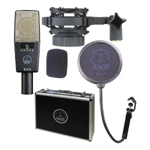 AKG C414 XLS Çoklu Kutup Desenli Büyük Diyaframlı Kondenser Mikrofon - 1