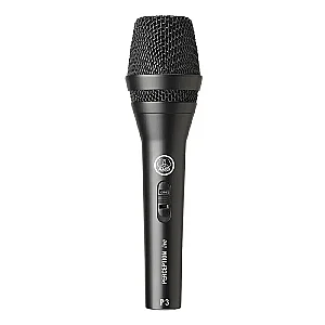 AKG Perception P3 S On/Off Anahtarlı Kardioid Dinamik El Mikrofonu - 1