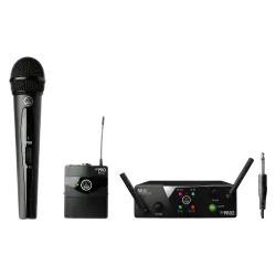 AKG WMS40 Mini Çiftli Vokal Enstrümantal Set Kablosuz Mikrofon Sistemi - AKG