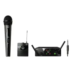 AKG WMS40 Mini Dual Vocal Instrumental Set İkili Kablosuz El ve Enstrüman Sistemi - AKG