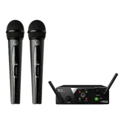 AKG WMS40 Mini Dual Vocal Set Çiftli Kablosuz El Mikrofonu Sistemi - AKG