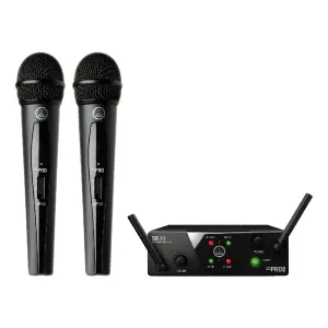AKG WMS40 Mini Dual Vocal Set Çiftli Kablosuz El Mikrofonu Sistemi - 1