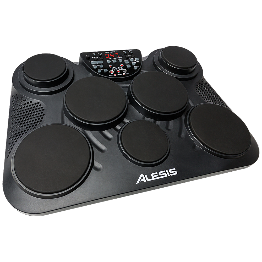 Alesis CompactKit 7 7-Pad Portable Tabletop Drum Kit - 1