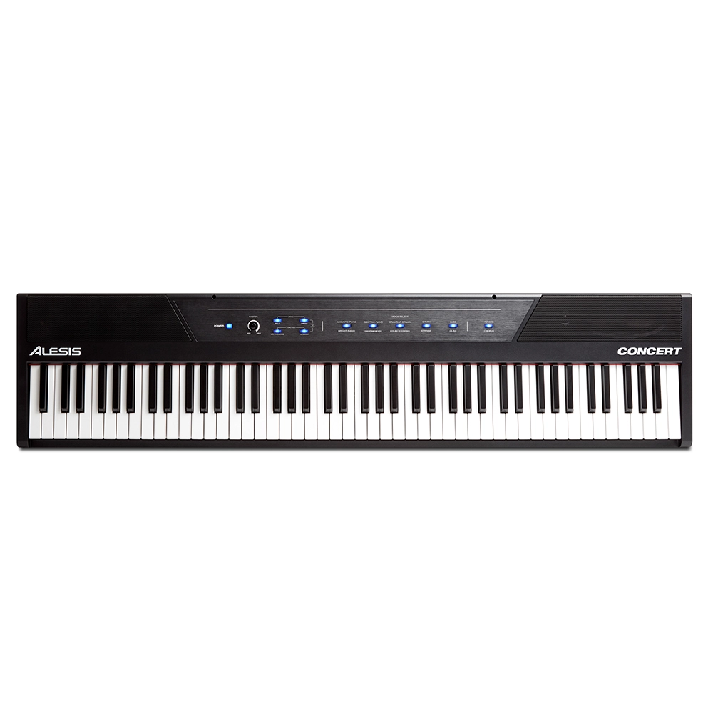 Alesis CONCERT X 88 Tuş Taşınabilir Siyah Dijital Piyano - 1