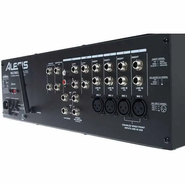 Alesis MultiMix 10 Wireless Rackmount 10-Channel Mixer with Bluetooth - 5