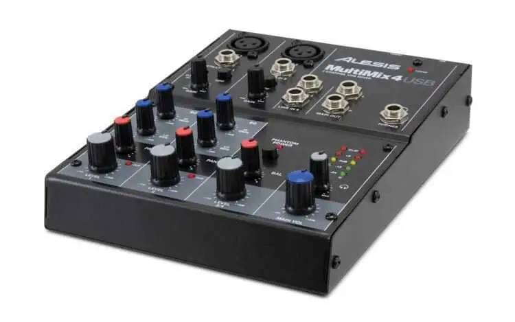 Alesis MultiMix 4 USB FX 4-Channel Mixer and USB Audio Interface - 2