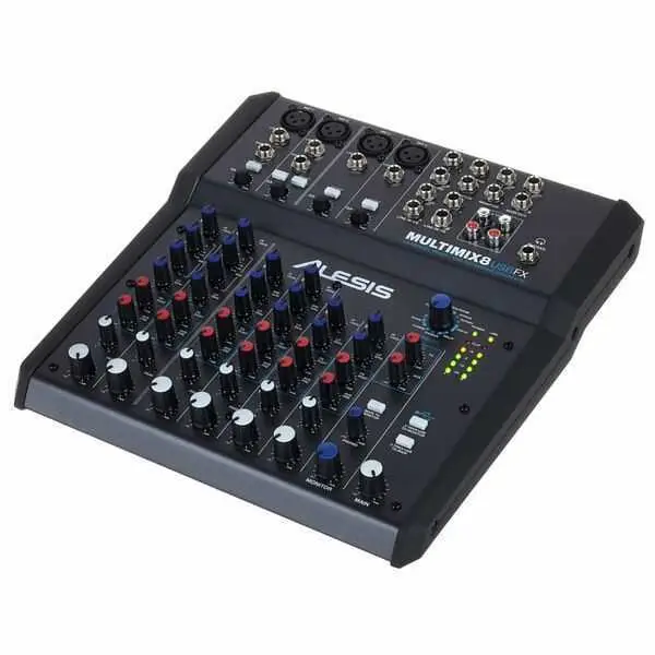 Alesis MultiMix 8 USB FX 8-Channel Mixer with Built-In Effects and USB Interface - 2