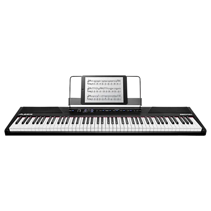 ALESIS RECITALX Siyah 88 Tuş Hassasiyetli Taşınabilir Dijital Piyano - 2