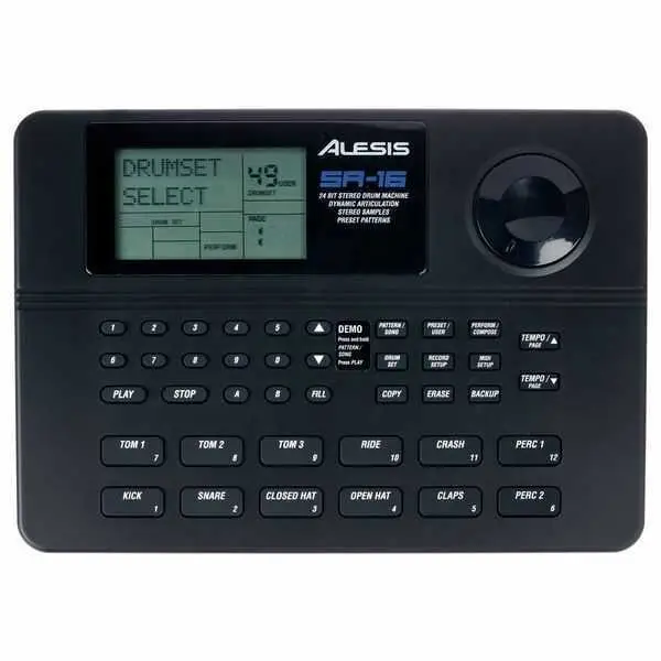 Alesis SR-16 24-Bit Stereo Drum Machine with Dynamic Articulation - 1