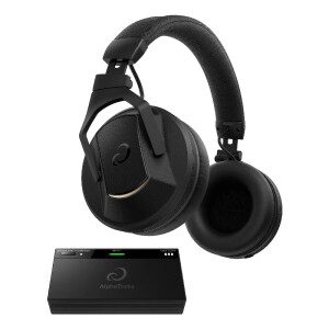 AlphaTheta HDJ-F10-TX Profesyonel Kablosuz DJ Kulaklığı ve Verici Seti - AlphaTheta