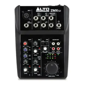 Alto Professional Zephyr ZMX52 5 Kanal Analog Mikser - 1