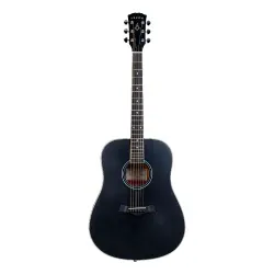 Arrow Gold Dreadnought Solid Top Akustik Gitar (Black) - Arrow Guitars