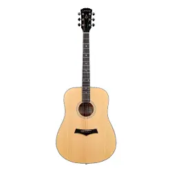 Arrow Gold Dreadnought Solid Top Akustik Gitar (Natural) - Arrow Guitars
