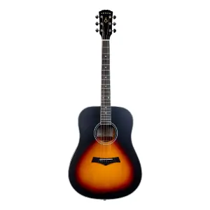 Arrow Gold Dreadnought Solid Top Akustik Gitar (Sunburst) - 1