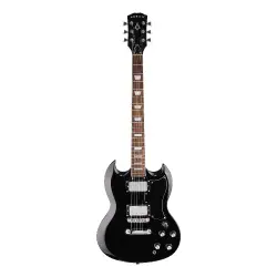 Arrow Twincut Abyss Black Elektro Gitar - Arrow Guitars