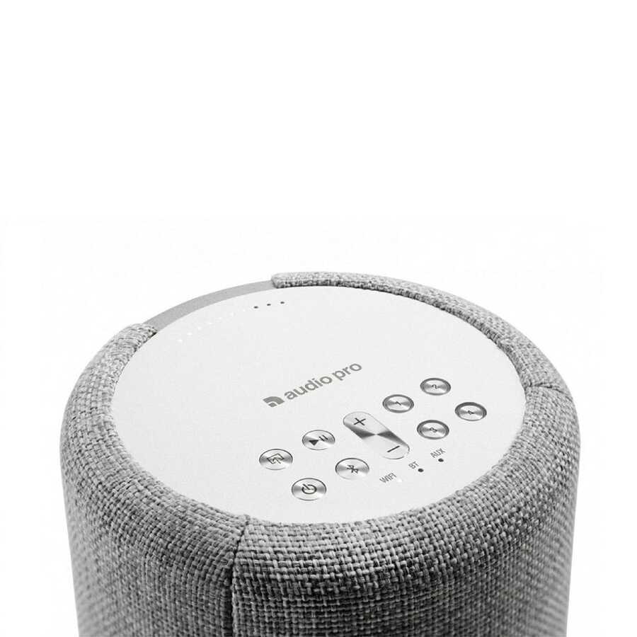 Audio Pro A10 HiFi Portable WiFi Bluetooth Wireless Hoparlör (Açık Gri)
