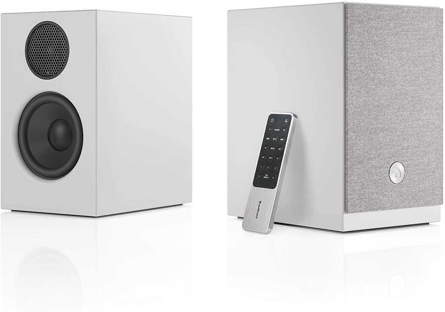 Audio Pro A26 HiFi Stereo Bluetooth WiFi Wireless Multi-Room Bookshelf Hoparlör (Beyaz)