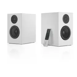 Audio Pro A28 Ultra Kompakt Stereo Multiroom Hoparlör Seti (WiFi, AirPlay 2, Chromecast, Bluetooth, HDMI ARC, Beyaz) - 4