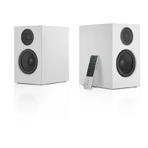 Audio Pro A28 Ultra Kompakt Stereo Multiroom Hoparlör Seti (WiFi, AirPlay 2, Chromecast, Bluetooth, HDMI ARC, Beyaz) - 4