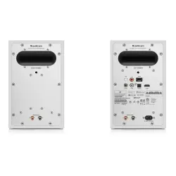 Audio Pro A28 Ultra Kompakt Stereo Multiroom Hoparlör Seti (WiFi, AirPlay 2, Chromecast, Bluetooth, HDMI ARC, Beyaz) - 5