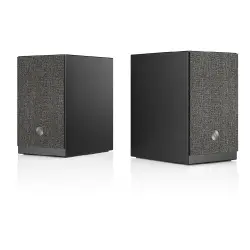 Audio Pro A28 Ultra Kompakt Stereo Multiroom Hoparlör Seti (WiFi, AirPlay 2, Chromecast, Bluetooth, HDMI ARC, Siyah) - 1