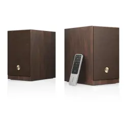Audio Pro A28 Ultra Kompakt Stereo Multiroom Hoparlör Seti (WiFi, AirPlay 2, Chromecast, Bluetooth, HDMI ARC, Valnut) - 3