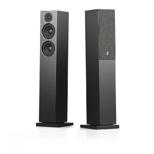 Audio Pro A38 Kablosuz Multiroom Kule Hoparlör (WiFi, AirPlay 2, Chromecast, Bluetooth, Siyah) - Audio Pro