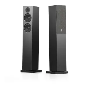 Audio Pro A38 Kablosuz Multiroom Kule Hoparlör (WiFi, AirPlay 2, Chromecast, Bluetooth, Siyah) - 1