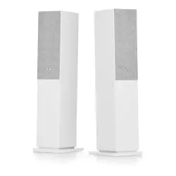 Audio Pro A48 Aktif Kule Tipi TV/Multiroom Hoparlör (320W – WiFi, AirPlay 2, Chromecast, Bluetooth, Beyaz) - Audio Pro