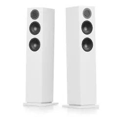 Audio Pro A48 Aktif Kule Tipi TV/Multiroom Hoparlör (320W – WiFi, AirPlay 2, Chromecast, Bluetooth, Beyaz) - 2