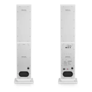Audio Pro A48 Aktif Kule Tipi TV/Multiroom Hoparlör (320W – WiFi, AirPlay 2, Chromecast, Bluetooth, Beyaz) - 4