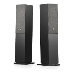 Audio Pro A48 Aktif Kule Tipi TV/Multiroom Hoparlör (320W – WiFi, AirPlay 2, Chromecast, Bluetooth, Siyah) - 1