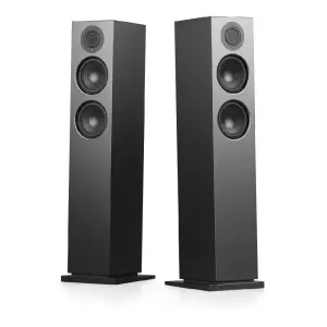 Audio Pro A48 Aktif Kule Tipi TV/Multiroom Hoparlör (320W – WiFi, AirPlay 2, Chromecast, Bluetooth, Siyah) - 2