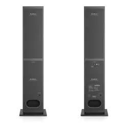 Audio Pro A48 Aktif Kule Tipi TV/Multiroom Hoparlör (320W – WiFi, AirPlay 2, Chromecast, Bluetooth, Siyah) - 4