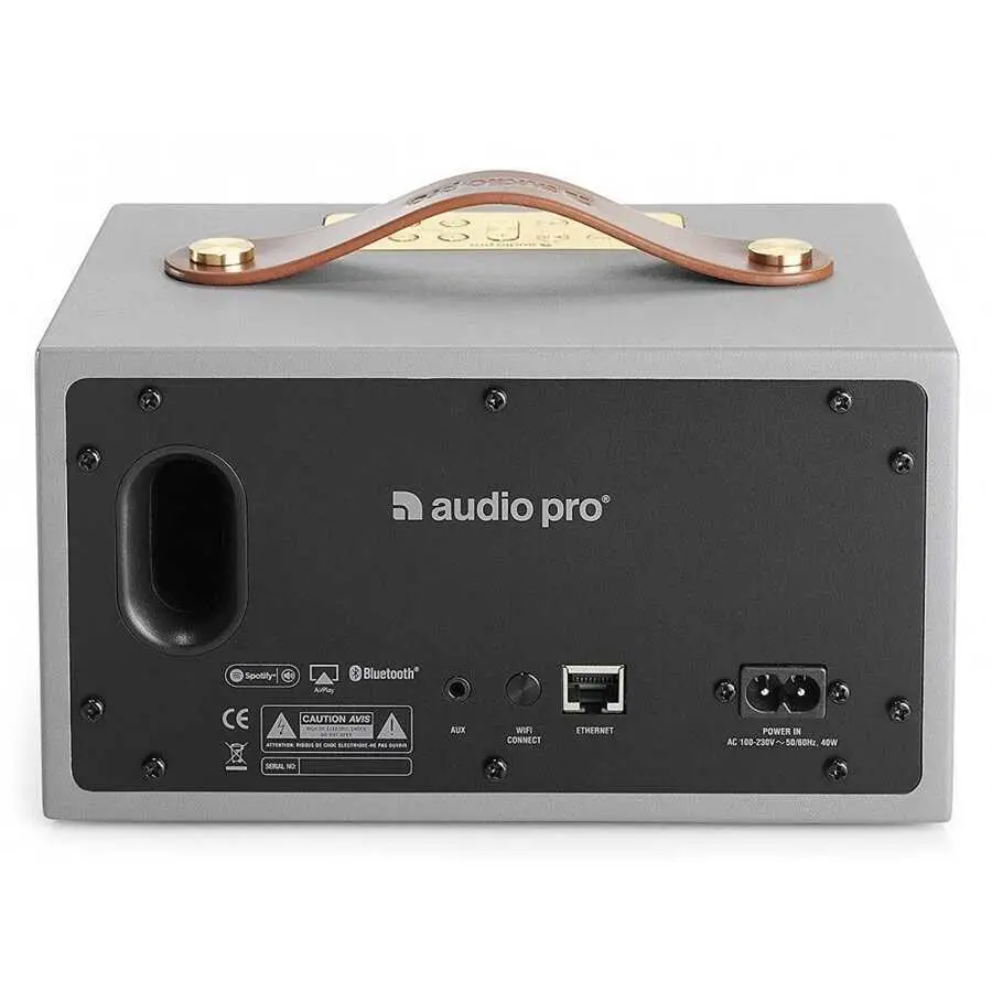 Audio Pro Addon C3 Multiroom Bluetooth Wifi Stereo Hoparlör (Gri) - 4
